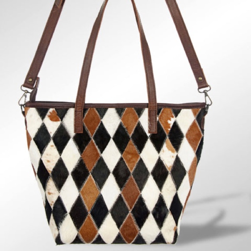 American Darling NEW Harlequin Pattern Tote Bag
